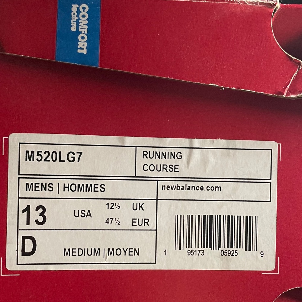 NEW BALANCE 520 men’s running athletic sneakers Size 13 comfortable - Picture 11 of 11
